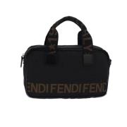 Pre-owned Canvas handbags Fendi Vintage , Black , Dames