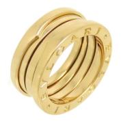 Pre-owned Metal rings Bvlgari Vintage , Yellow , Dames