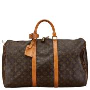 Pre-owned Canvas travel-bags Louis Vuitton Vintage , Brown , Dames