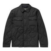 Zwarte Klassieke Jas Winddicht Waterbestendig Woolrich , Black , Heren