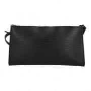 Pre-owned Leather louis-vuitton-bags Louis Vuitton Vintage , Black , D...