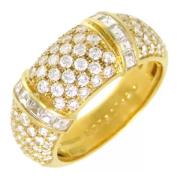 Pre-owned Metal rings Bvlgari Vintage , Yellow , Dames