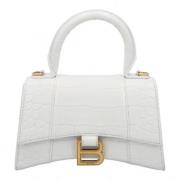 Pre-owned Leather crossbody-bags Balenciaga Vintage , White , Dames