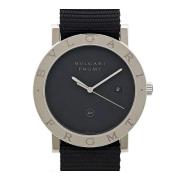 Pre-owned Metal watches Bvlgari Vintage , Black , Heren