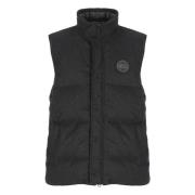 Grijze Gewatteerde Vest met Hoge Hals Canada Goose , Gray , Heren