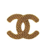 Pre-owned Fabric chanel-jewelry Chanel Vintage , Yellow , Dames