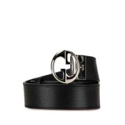 Pre-owned Leather belts Gucci Vintage , Black , Dames