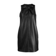 Zwarte Twisted Mouwloze Midi Jurk Proenza Schouler , Black , Dames