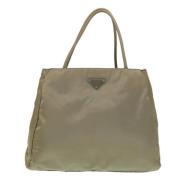 Pre-owned Canvas prada-bags Prada Vintage , Beige , Dames