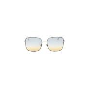 Pre-owned Fabric sunglasses Dior Vintage , Yellow , Dames