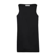 Zwarte Satijnen Mini Jurk Proenza Schouler , Black , Dames