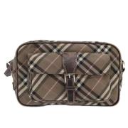 Pre-owned Nylon shoulder-bags Burberry Vintage , Brown , Dames