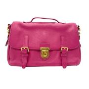 Pre-owned Leather shoulder-bags Prada Vintage , Pink , Dames