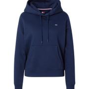 Blauwe hoodie met trekkoord Tommy Hilfiger , Blue , Dames