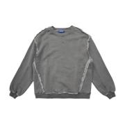 Zwarte Katoenen Crewneck Facade A-Cold-Wall , Gray , Heren