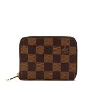 Pre-owned Fabric wallets Louis Vuitton Vintage , Brown , Dames