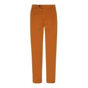 Tencel Katoen Chino Broek Effen Vilebrequin , Brown , Heren