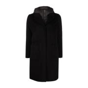 Zwarte Puffer & Down Coat Woolrich , Black , Dames