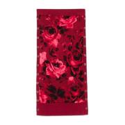 Rode bloemenprint aansluitende midi-rok Blugirl , Red , Dames