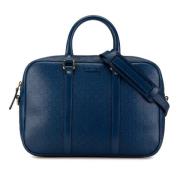 Pre-owned Leather gucci-bags Gucci Vintage , Blue , Dames