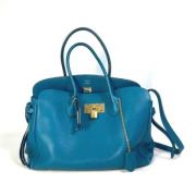 Pre-owned Fabric louis-vuitton-bags Louis Vuitton Vintage , Blue , Dam...