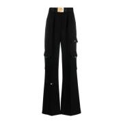 Wide Trousers Elisabetta Franchi , Black , Dames