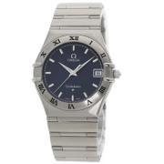 Pre-owned Stainless Steel watches Omega Vintage , Blue , Dames