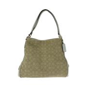 Pre-owned Canvas handbags Coach Pre-owned , Beige , Dames