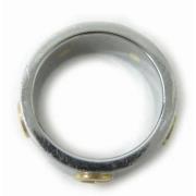 Pre-owned Metal rings Gucci Vintage , Gray , Dames