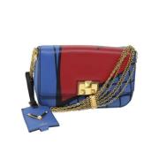 Pre-owned Leather handbags Valentino Vintage , Blue , Dames