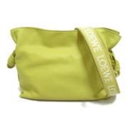 Pre-owned Leather crossbody-bags Loewe Pre-owned , Yellow , Dames