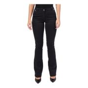 Zwarte Slim Fit Jeans 4 Zakken Silvian Heach , Black , Dames