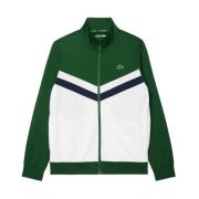 Ritssluiting Sweatshirt voor Duurzaamheid en Comfort Lacoste , Green ,...