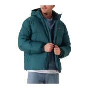 Groene Gewatteerde Winterjas Essential Down Tommy Jeans , Green , Here...