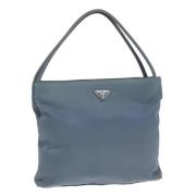 Pre-owned Nylon totes Prada Vintage , Gray , Dames