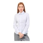 Witte Poplin Klassieke Overhemd Gaudi , White , Dames