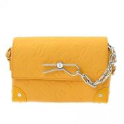 Pre-owned Canvas louis-vuitton-bags Louis Vuitton Vintage , Yellow , D...