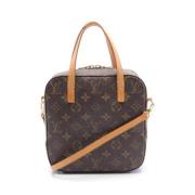 Pre-owned Canvas handbags Louis Vuitton Vintage , Brown , Dames