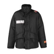 Zwarte Puffer Donsjas voor Wandelen Heron Preston , Black , Heren