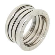 Pre-owned Metal rings Bvlgari Vintage , Gray , Dames