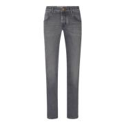 Nick Slim Jeans Jacob Cohën , Blue , Heren