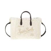 Wol-effect handtas MC2 Saint Barth , Beige , Dames