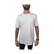 Witte Katoenen T-shirt Gaëlle Paris , White , Heren