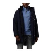 Tech Gewatteerde Parka voor Heren Tommy Hilfiger , Blue , Heren