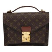 Pre-owned Canvas louis-vuitton-bags Louis Vuitton Vintage , Brown , Da...