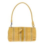 Pre-owned Leather shoulder-bags Bottega Veneta Vintage , Yellow , Dame...