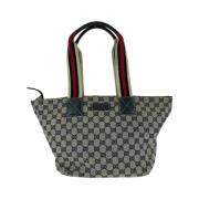 Pre-owned Canvas gucci-bags Gucci Vintage , Blue , Dames