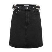 Zwarte Chain Link Casual Rok JW Anderson , Black , Dames