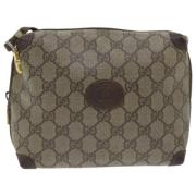 Pre-owned Leather gucci-bags Gucci Vintage , Beige , Dames