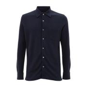 Blauw Zakoverhemd Stijlvolle Herenmode Corneliani , Blue , Heren